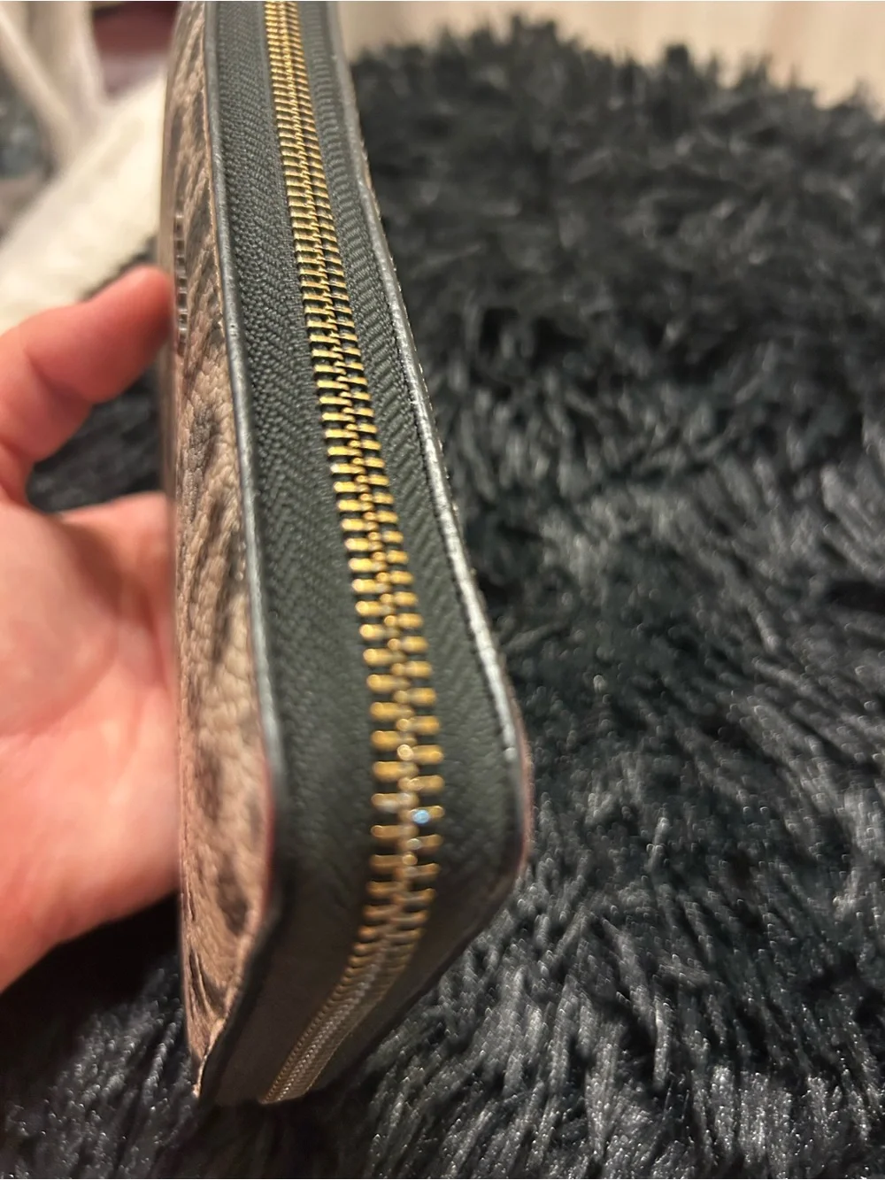 Calvin Klein Leopard Print Zip Around Continental Wallet | Animal Print